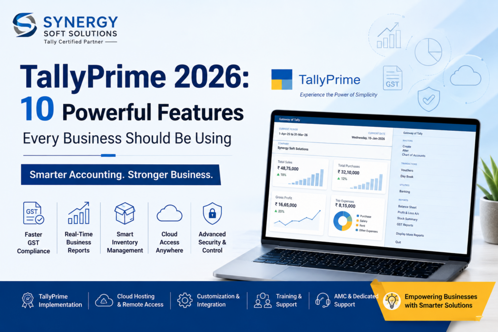 TallyPrime 2026 Features